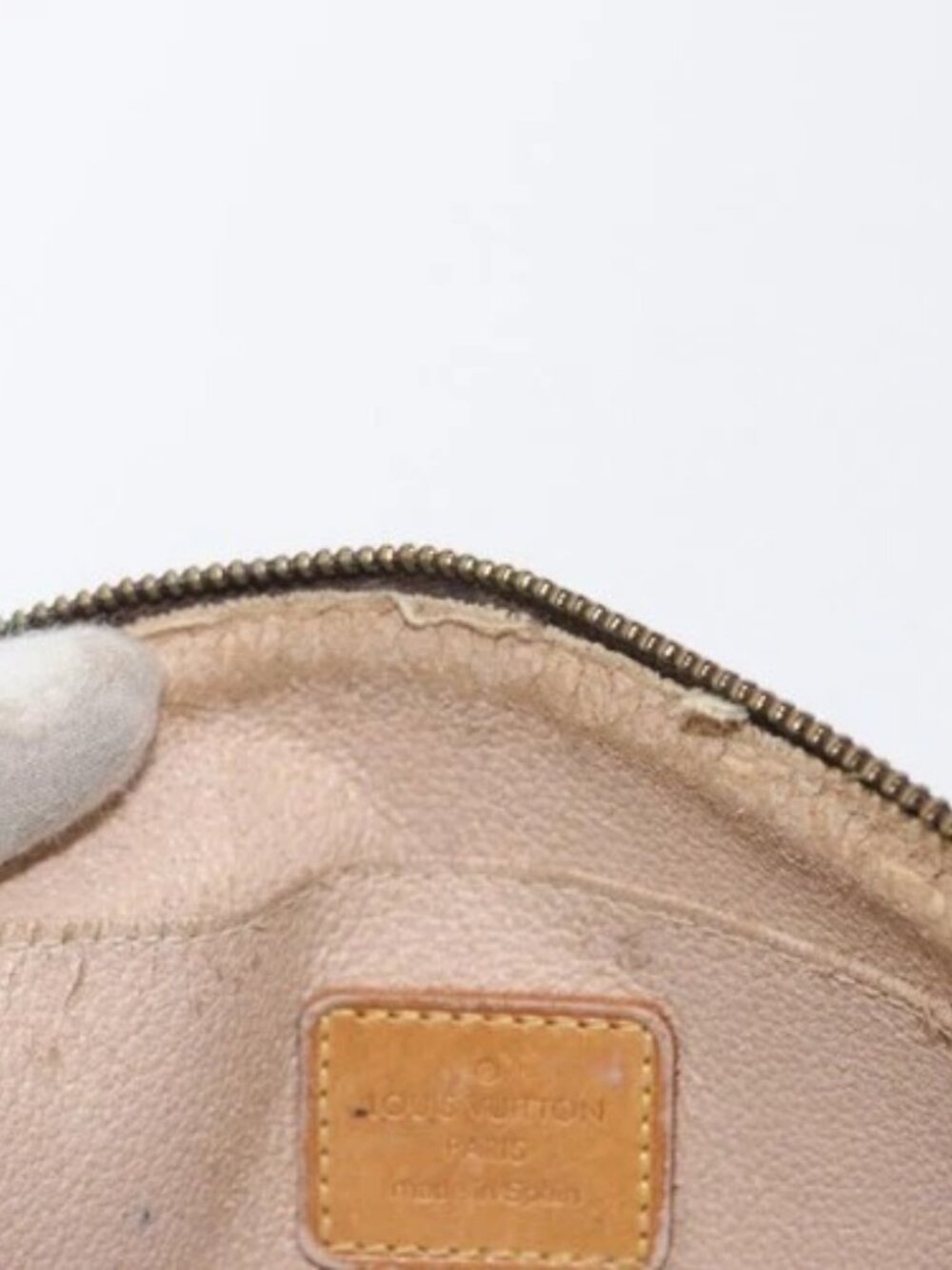 LOUIS VUITTON Monogram Pochette Cosmetic PM Pouch M43998 LV Auth ka1498 - Picture 8 of 16